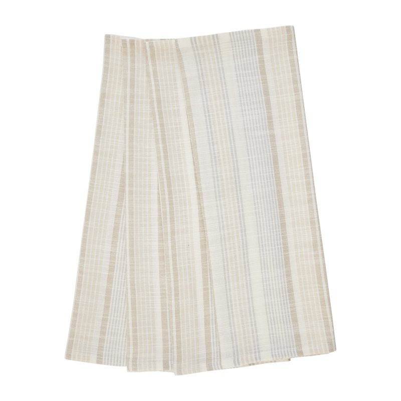 Natural Stripe Cotton Napkin Set - 20" x 20" - 4 Pack