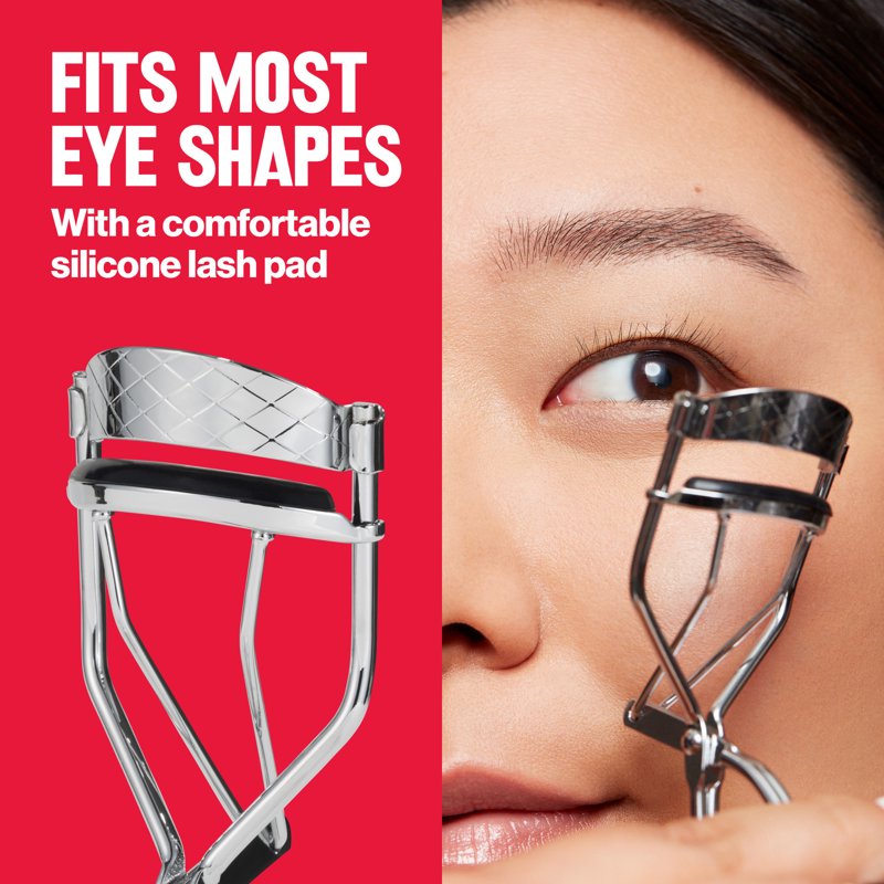 Natural Curl Eyelash Curler with No-Slip Finger Grips