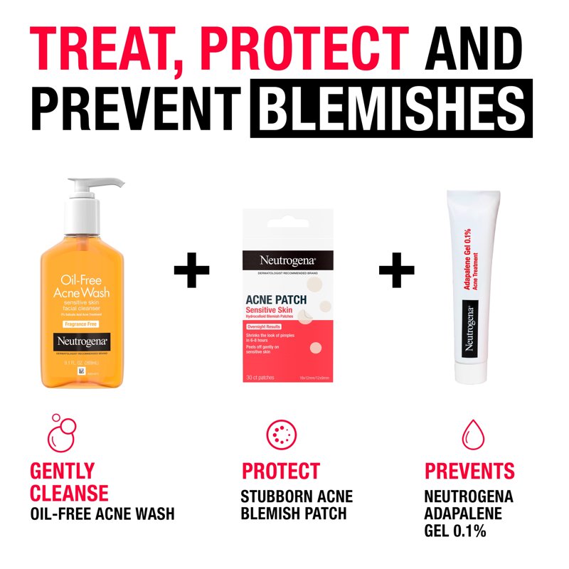 Sensitive Skin Blemish Patches - Hydrocolloid Acne Treatment
