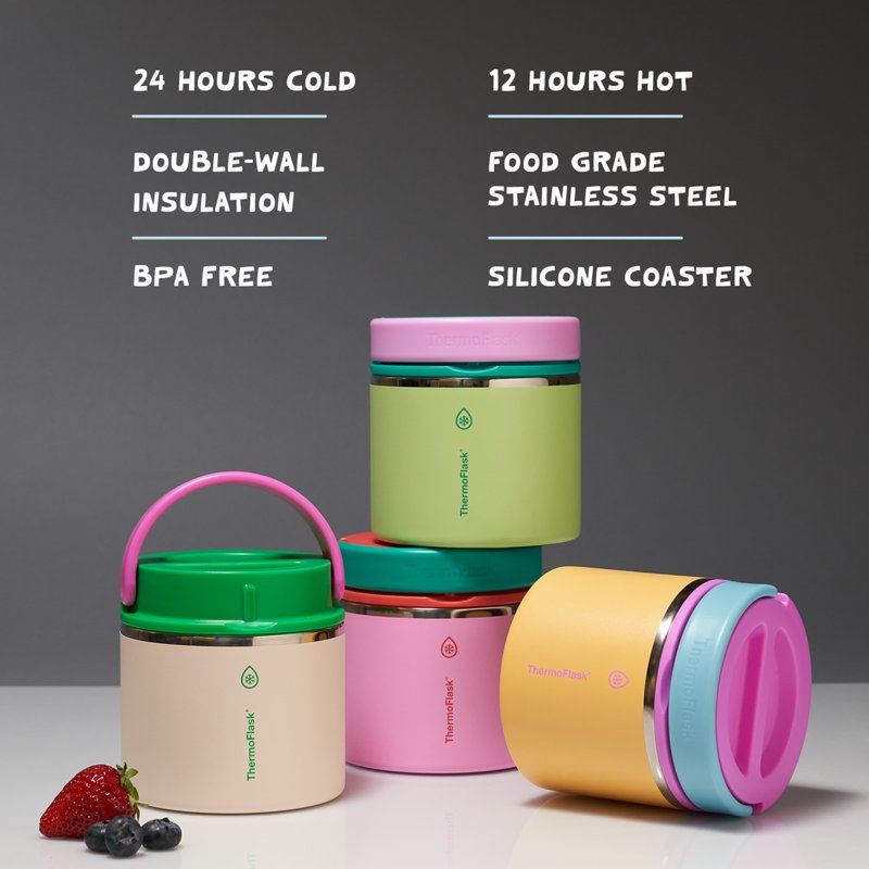 20 oz Double Wall Insulated Food Jar - Ocean Mist