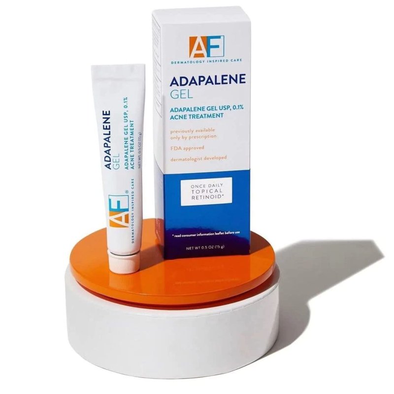 Adapalene Gel 0.1% Acne Spot Treatment, Once-Daily Retinoid, 0.5 oz