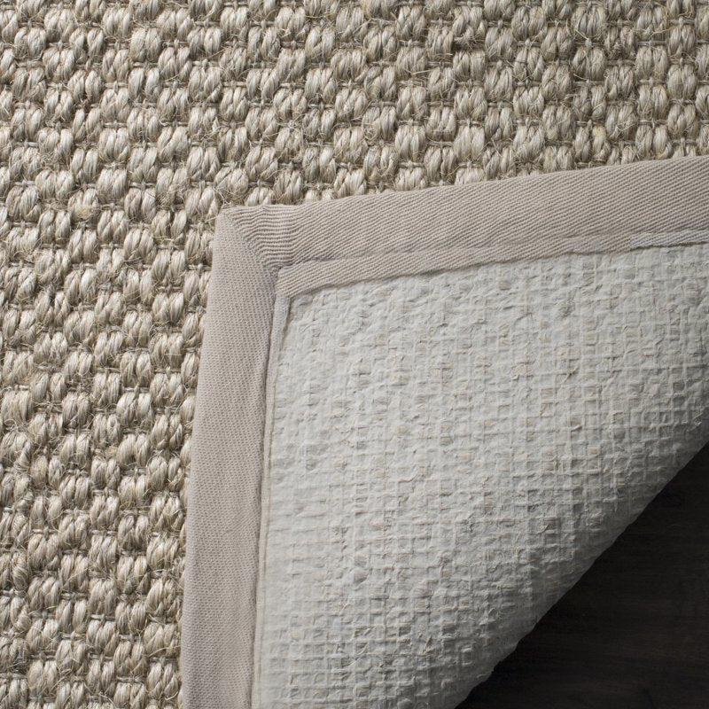 2' x 8' Natural Fiber Runner Rug - Marble Border Safavieh