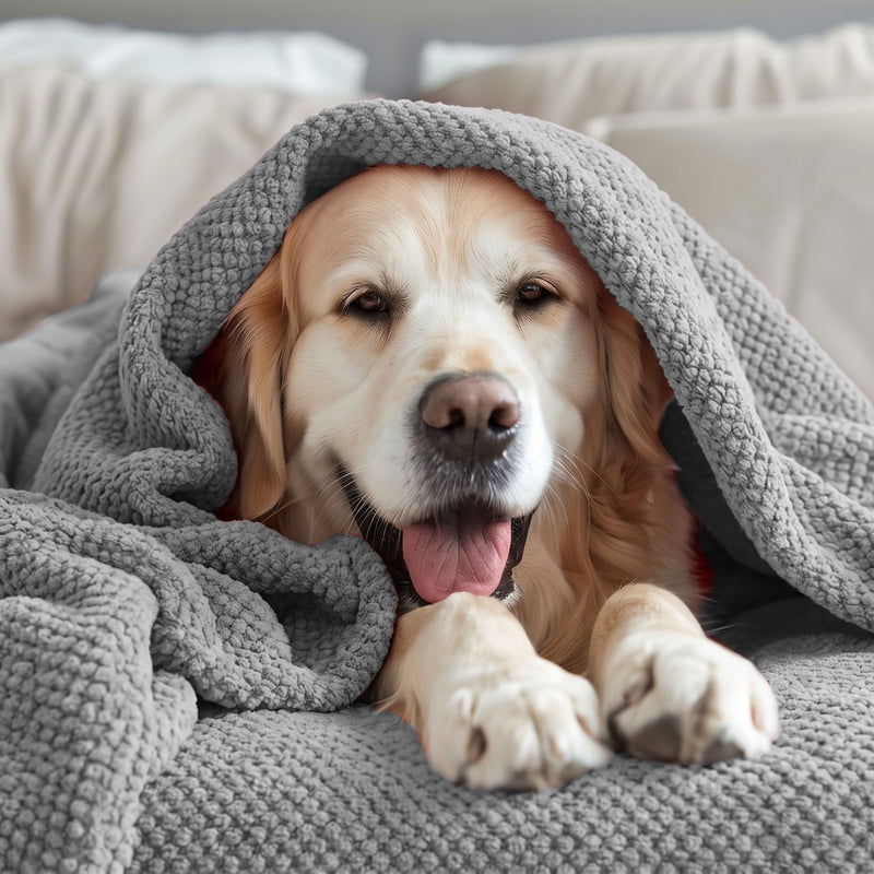 Queen Plush Texture Blanket - Ultra Soft Lightweight All-Season Throw - Grey - Charcoal Variation