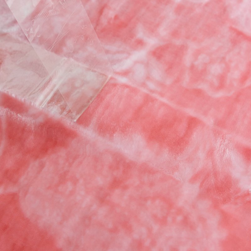 Pink King Size Heavy Mink Fleece Blanket 10.5lbs Winter Bedspread 87x94