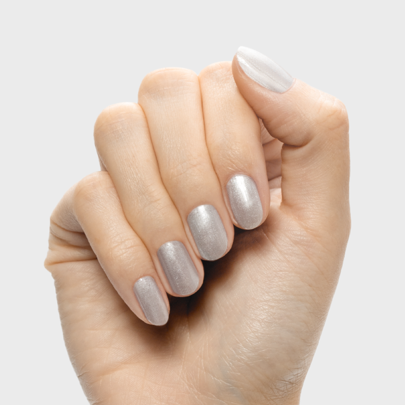 Long-Lasting Gel Nail Polish - Cosmic Silver Metallic, 0.46 fl oz