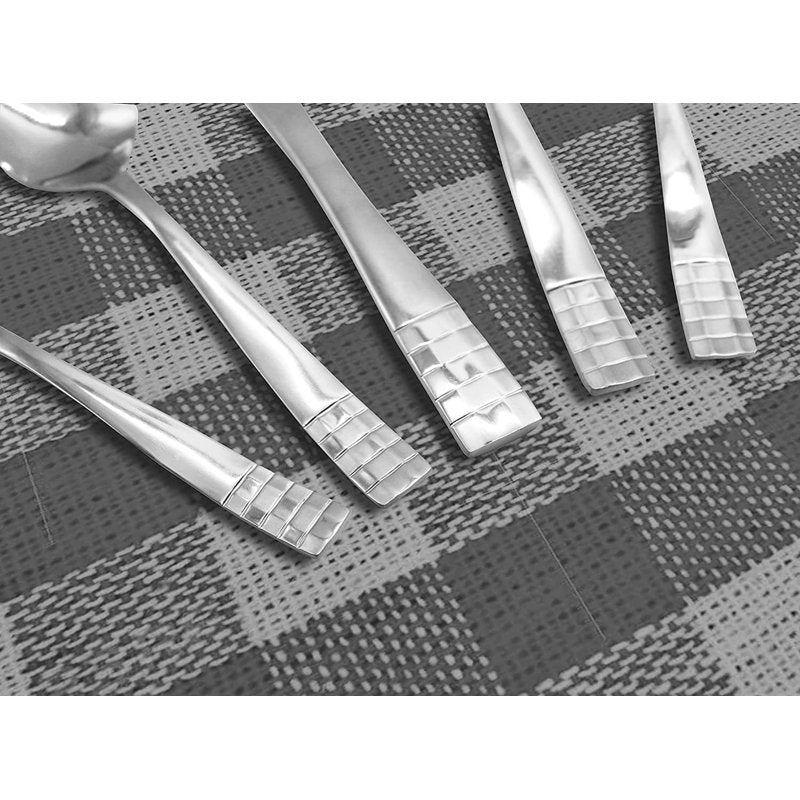 20-Piece Stainless Steel Flatware Set for 4 - Dishwasher Safe