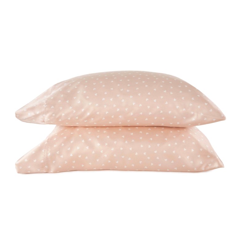 Seduction 2-Pack Satin Pillowcases - Rose & Pearl, Standard Size, Silky Smooth for Hair & Skin
