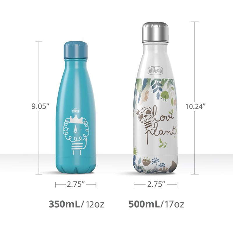 Stainless Steel Insulated Water Bottle for Kids - Sloth Design