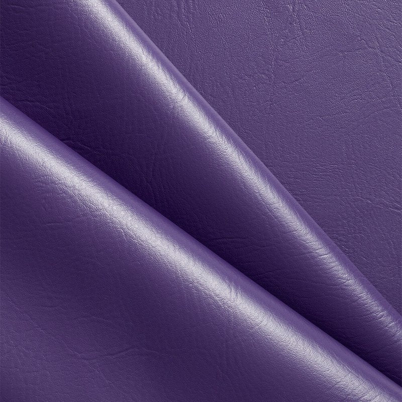 Vinyl Faux Leather Fabric - 54 Inch Wide Purple Craft Material by the Yard