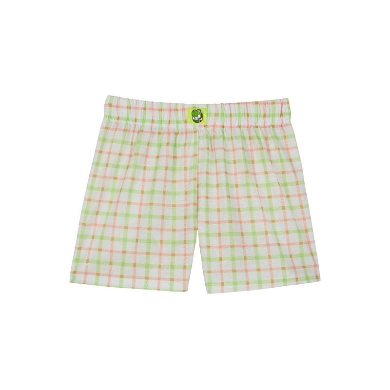 Yoshi Green Pajama Set for Kids - Short Sleeve Sleep Top & Shorts, Size 6-6X