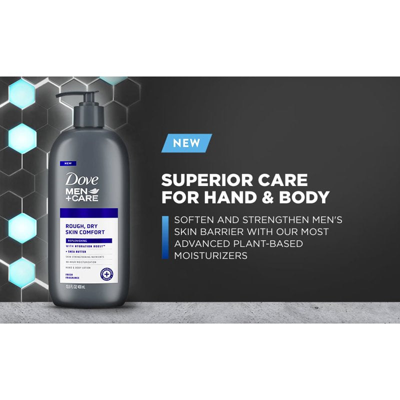 Men's Moisturizing Hand and Body Lotion - Non-Greasy Skin Care, 13.5 oz