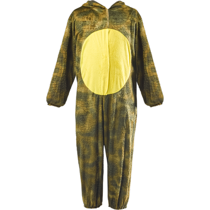 Toddler Roaring Rex Dinosaur Costume 2T - Green Hooded Jumpsuit for Halloween & Play