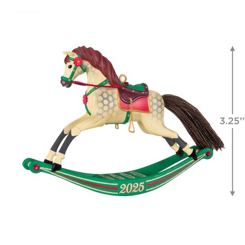 Hallmark Keepsake Christmas Ornament 2025, Rocking Horse Memories 2025, Gifts for Christmas Lovers
