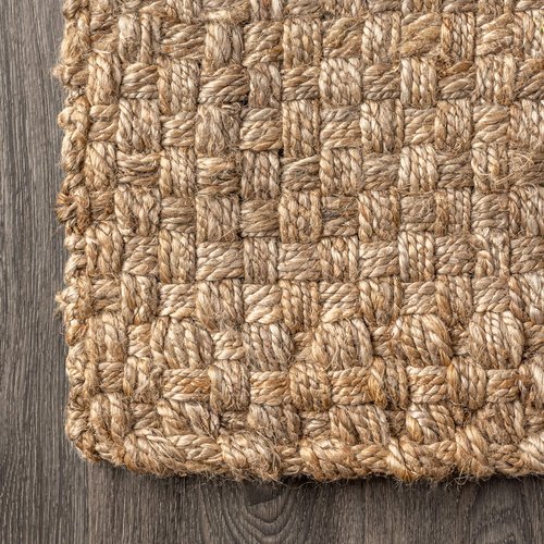 JONATHAN Y Estera Hand Woven Boucle Chunky Jute Natural Indoor Area Rug, 3x5, Bohemian, Transitional, Easy-Cleaning for Living Room, Bedroom, Kitchen, Pet Friendly, Non-Shedding (NFR102A-3)
