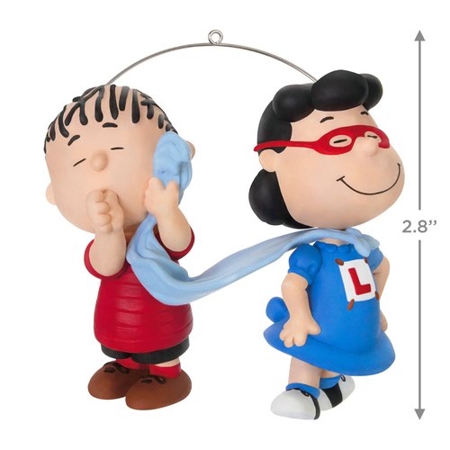 Hallmark Keepsake Christmas Ornament 2024, The Peanuts Gang Super Lucy and Linus, Gifts for Peanuts Fans