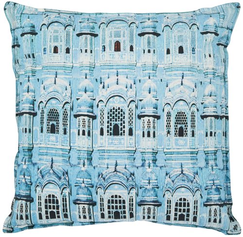 Safavieh Pillows Collection Verone Decorative Pillow, 20-Inch, Turquoise, Set of 2