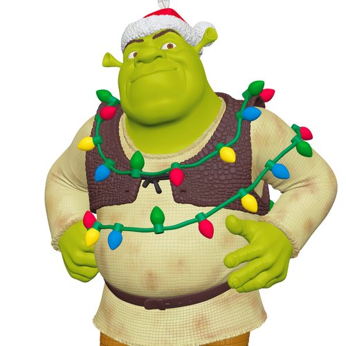 Hallmark Keepsake Christmas Ornament, Shrek and to All a Gross Night, Movie Gifts
