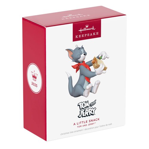 Hallmark Keepsake Christmas Ornament 2025, Tom and Jerry A Little Snack, Cartoon Gifts