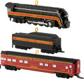 Hallmark Keepsake Mini Christmas Ornaments - Lionel Norfolk & Western Passenger Set | Gift for Train Lovers (Set of 3)
