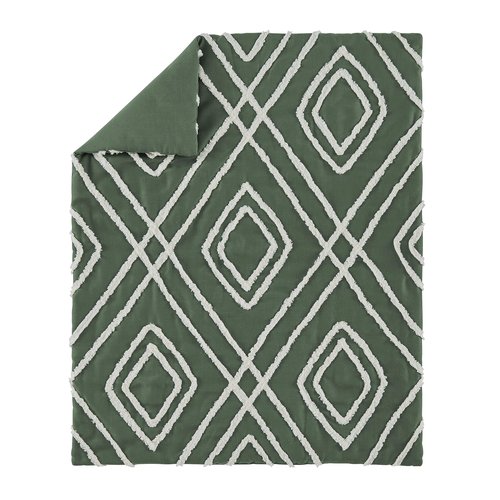 Sweet Jojo Designs Dark Green Boho Arrow Boy Girl Gender Neutral Baby Crib Bedding Set Infant Nursery Room Blanket Fitted Sheet Skirt Diaper Stacker 4p Modern Bohemian Farmhouse Southwest Diamond Tuft