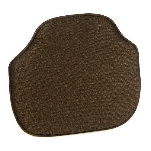 Klear Vu Gripper Omega Non-Slip Windsor Chair Cushions with Skid-Proof Seat Pad for Dining Room, Kitchen, and Office Use, 16x15 Inches, 6 Count (Pack of 1), Chestnut