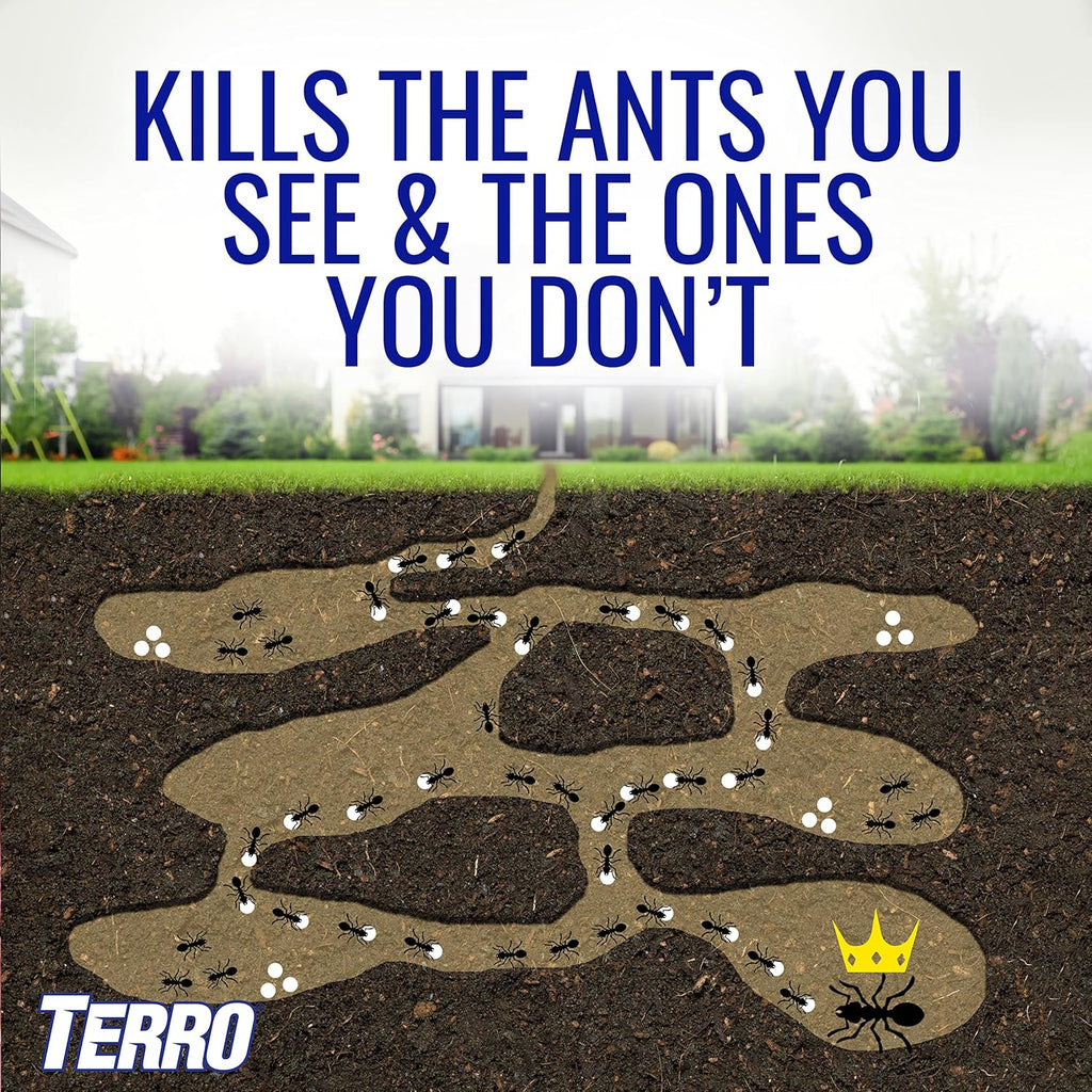 Terro T1812 Outdoor Ant Baits - Effective Liquid Formula, 6 Pack for Pest Control