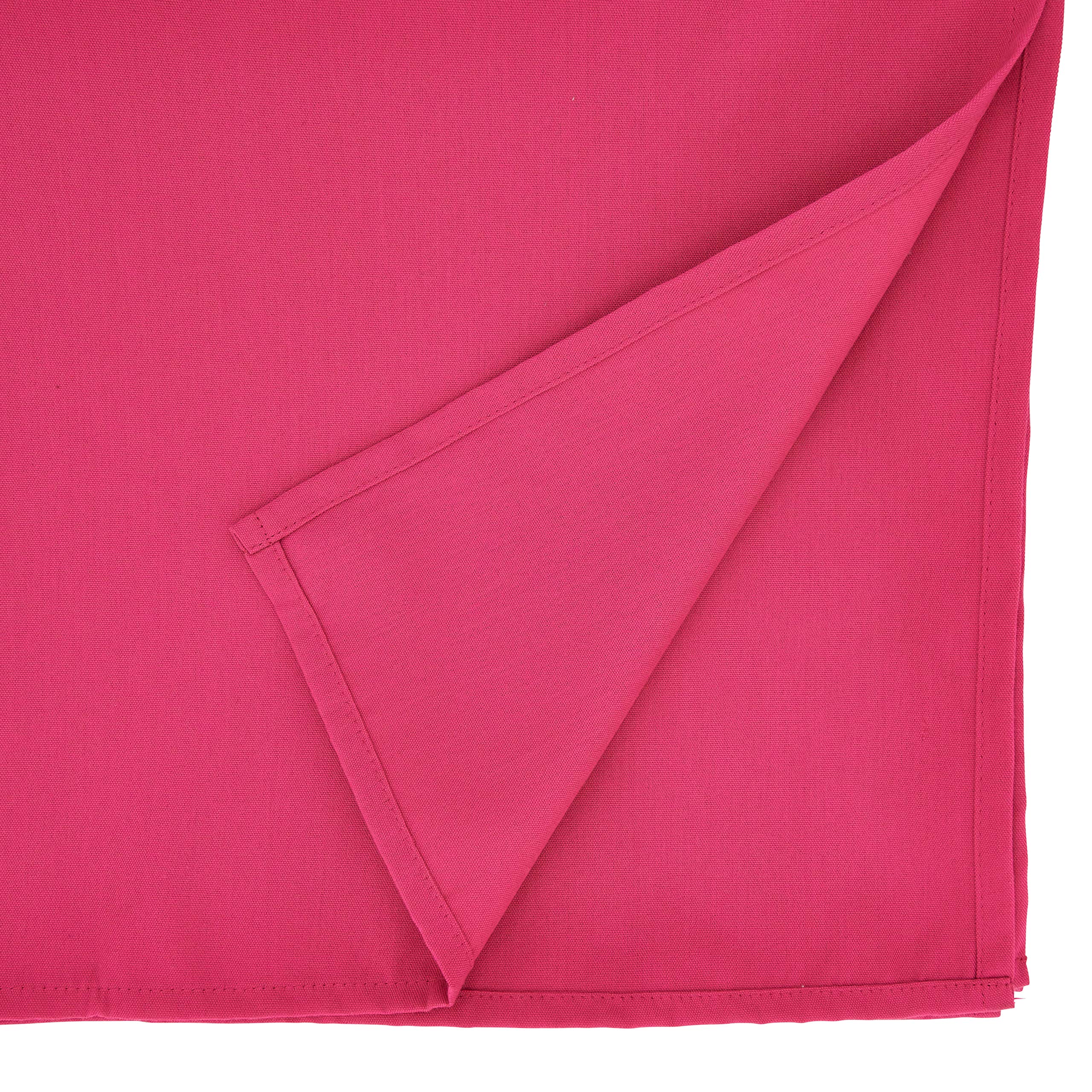 SARO LIFESTYLE Collection Casual Design Everyday Tablecloth, 65" x 160", Fuchsia