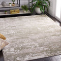 SAFAVIEH Meadow Collection Area Rug - 5'3" x 7'6", Beige & Sage, Modern Abstract Design, Non-Shedding & Easy Care, Ideal for High Traffic Areas in Living Room, Bedroom (MDW585C)