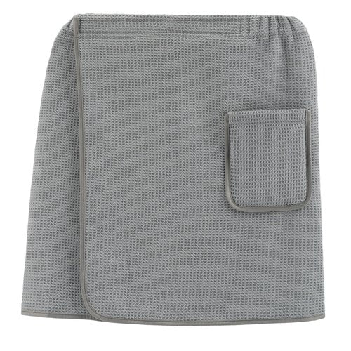 MICROFI New Microfiber Bath Wrap for Men, Waffle Weave, One Piece, 20 x 58 inches