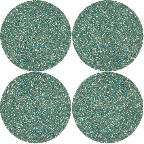 Beaded Table Placemats (Set of 4)