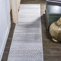JONATHAN Y Antelope Modern Light Gray/Cream Runner Rug, 2x8, Animal Prints, Casual, Easy-Cleaning for Living Room, Bedroom, Kitchen, Pet Friendly, Non-Shedding (SAF100B-28)