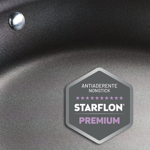 Tramontina 12-Inch Non Stick Large Frying Pan, Tri-Ply Base Stainless Steel Skillet with Reinforced Nonstick Coating, Dishwasher and Oven Safe