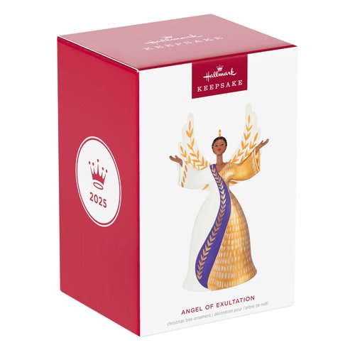 Hallmark Keepsake Christmas Ornament 2025, Angel of Exultation, Angel Collectors Gifts