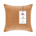 A1HC Hypoallergenic Down Alternative Throw Pillow 24x24 Brown Derby
