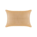 Hypoallergenic Down Alternative Throw Pillow 12x20 Mocha - Velvet Cover