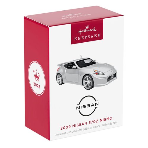 Hallmark Keepsake Christmas Ornament 2025, 2009 Nissan 370Z NISMO 2025, Metal, Gifts for Car Collectors