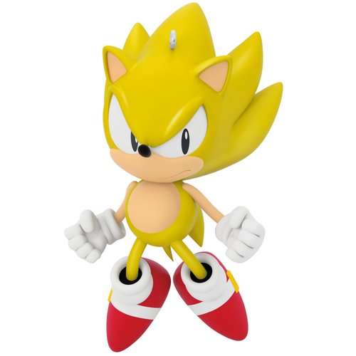 Hallmark Keepsake Christmas Ornament, Sonic the Hedgehog Super Sonic, Gifts for Gamers