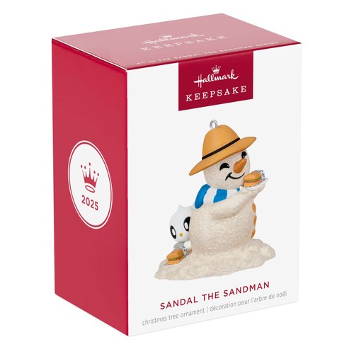 Hallmark Keepsake Christmas Ornament 2025, Sandal The Sandman, Snowman Collectors Gifts