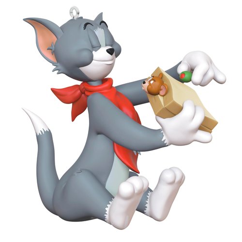 Hallmark Keepsake Christmas Ornament 2025, Tom and Jerry A Little Snack, Cartoon Gifts