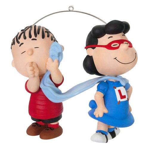Hallmark Keepsake Christmas Ornament 2024, The Peanuts Gang Super Lucy and Linus, Gifts for Peanuts Fans