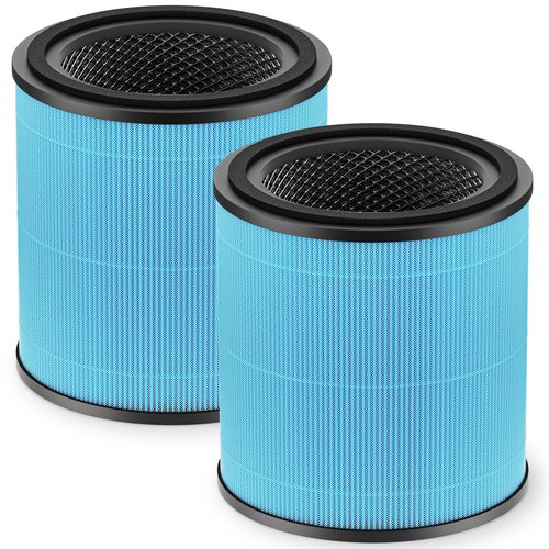 AP0601 Replacement Filter Compatible with AIRTOK AP0601 Air Purifier, 4-in-1 H13 True HEPA and High-Efficiency Activated Carbon Filter, AP0601-RF, 2 Pack