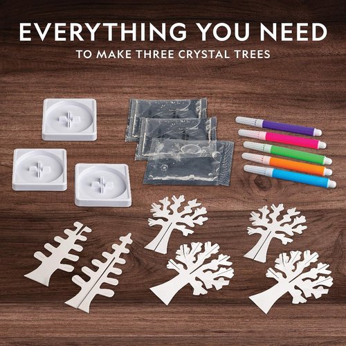 National Geographic Crystal Growing Kit for Kids - Grow a Stunning Crystal Garden in 6 Hours | STEM Art Project