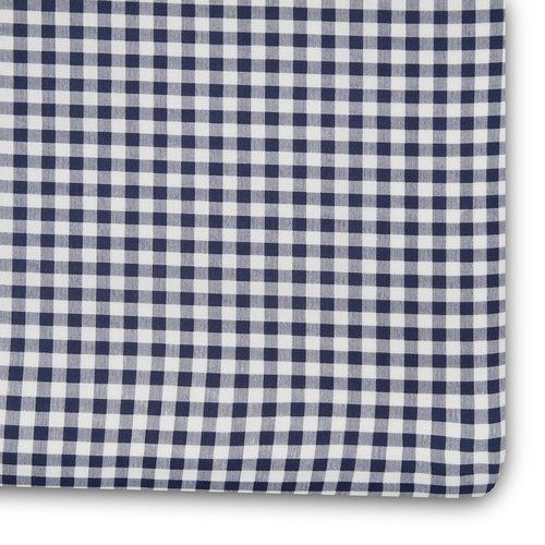 Delta Children 3-Piece Twin Sheet Set - Includes 1 Flat Sheet, 1 Fitted Sheet & 1 Pillowcase, Navy Gingham