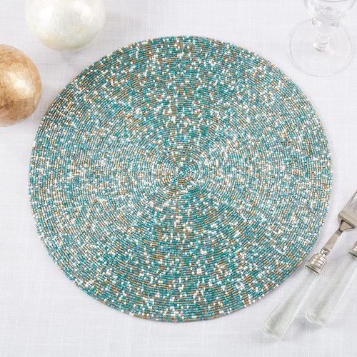 Beaded Table Placemats (Set of 4)