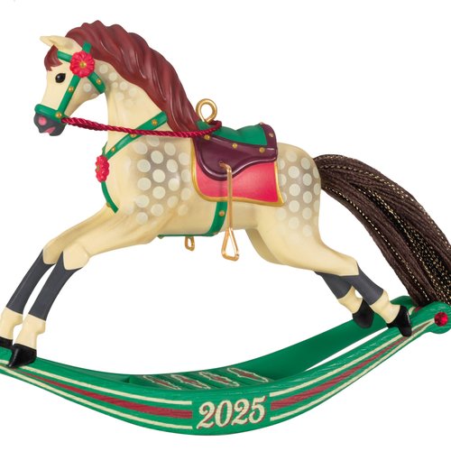 Hallmark Keepsake Christmas Ornament 2025, Rocking Horse Memories 2025, Gifts for Christmas Lovers