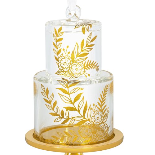 Hallmark Keepsake Christmas Ornament, Our Sweet Beginning 2025, Glass, Wedding Gifts