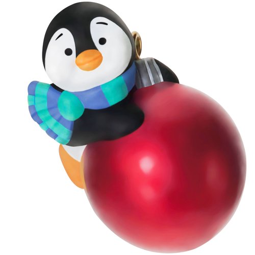Hallmark Keepsake Petite Penguins Mini Christmas Ornament (A Delightful Decoration) 1" Tiny Ornament for Tabletop Tree