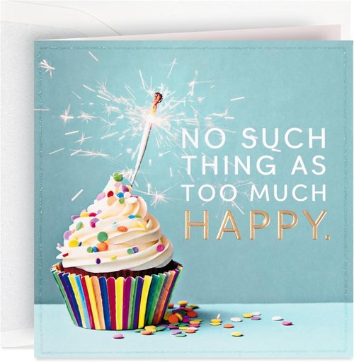 Hallmark | Signature Birthday Card - Celebrate With The Best Birthday Ever Design