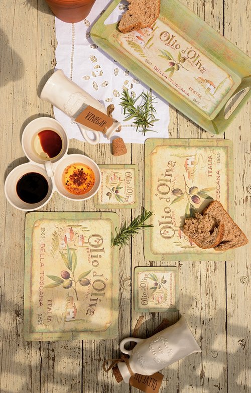 Creative Tops Olio D'Oliva Lap Tray, 43.5 x 34 cm (17" x 13")