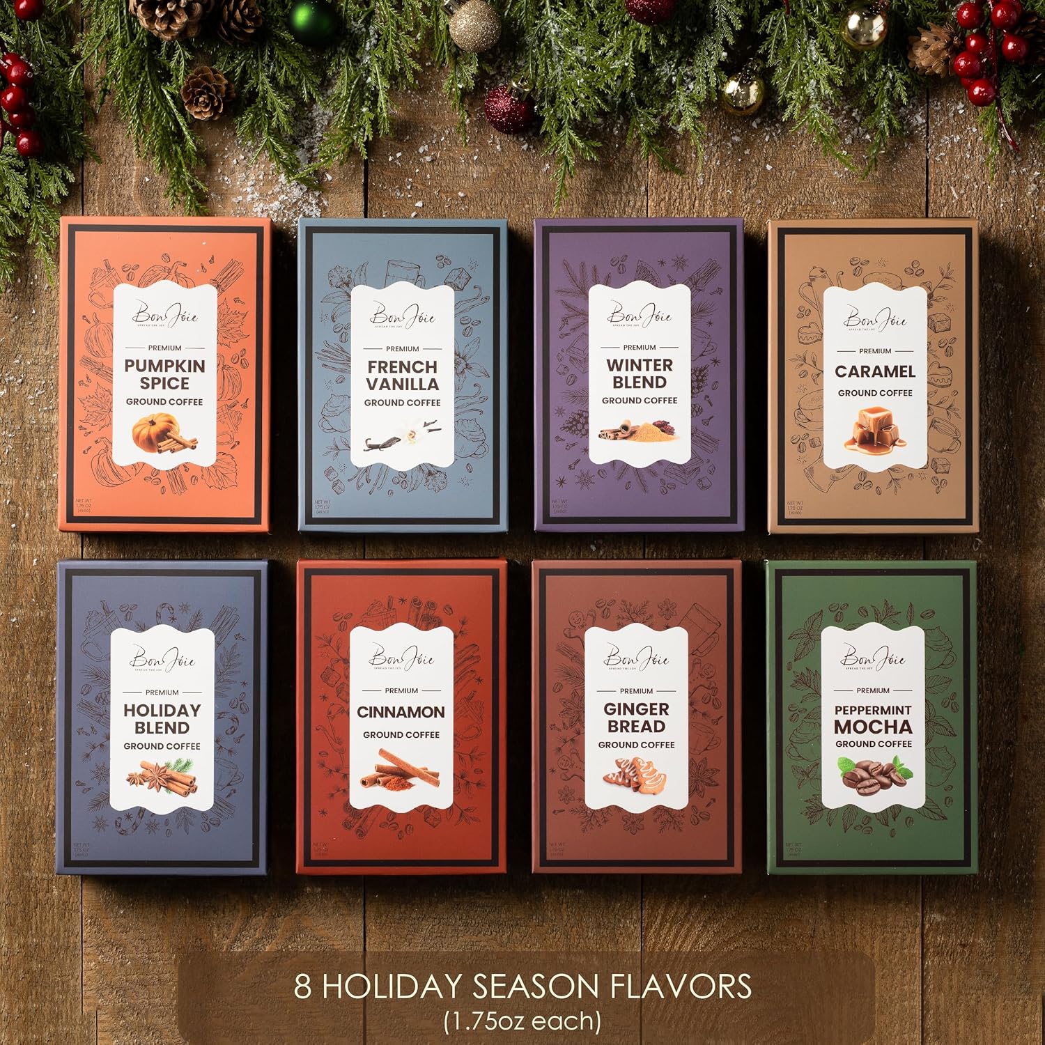 Skiennix Coffee Gift Set - Gourmet Ground Coffee Sampler for Coffee Lovers | Perfect Gift for Men & Women